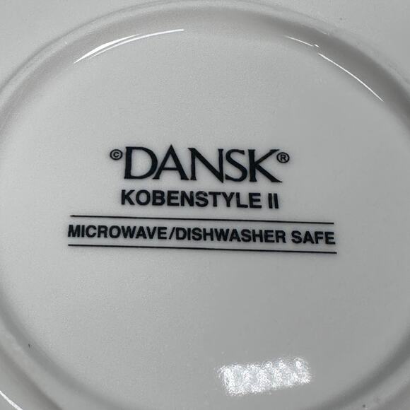 Dansk Kobenstyle II Dinner Plates 10" White Black Rim Round Dinnerware Lot of 7 - Picture 5 of 9